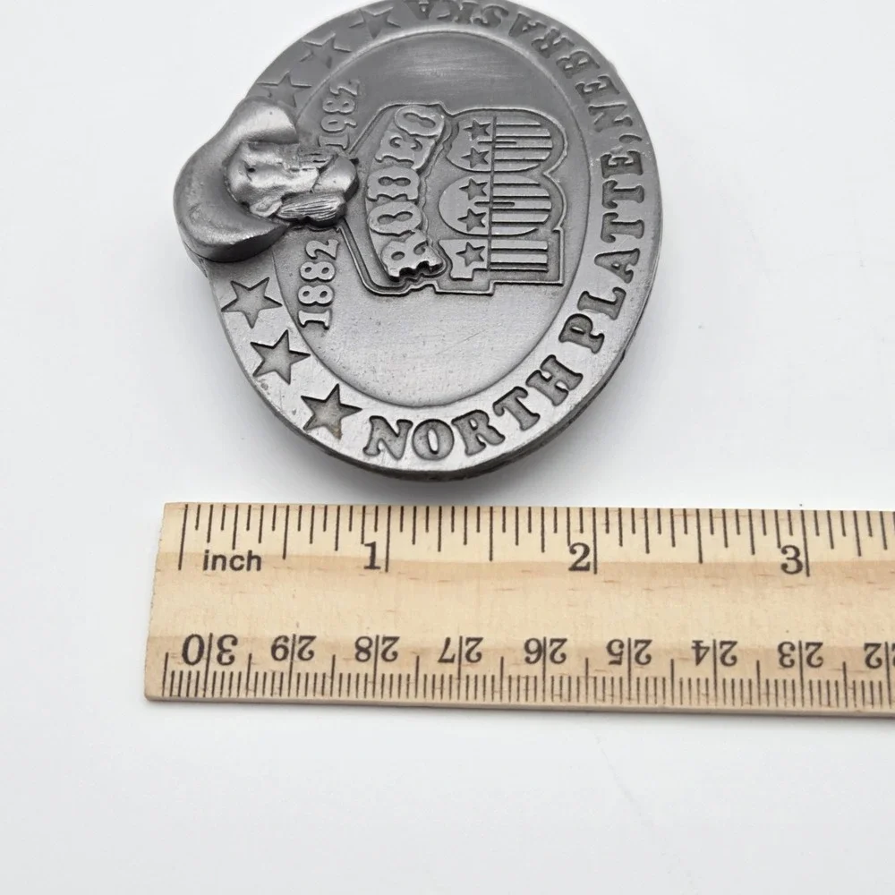 Vintage 1982 North Platte Nebraska Commemorative Belt Buckle Limited Edition 313